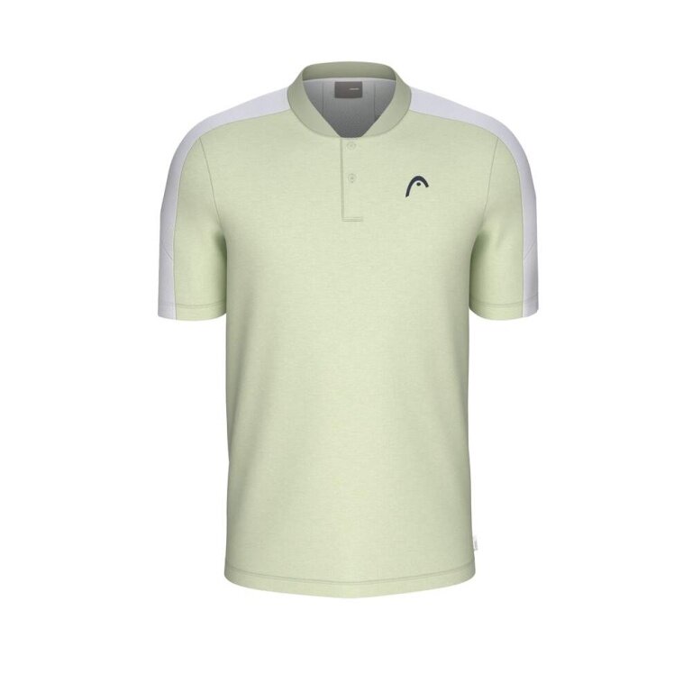 Head Tennis Polo Play Tech (Mesh Inserts, Moisture-Wicking) 2026 Light Green Men's