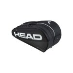 Head Tennis Racket Bag Tour Racquet Bag L (Racket Bag, 2 Main Compartments) 2026 black/white 9-pack