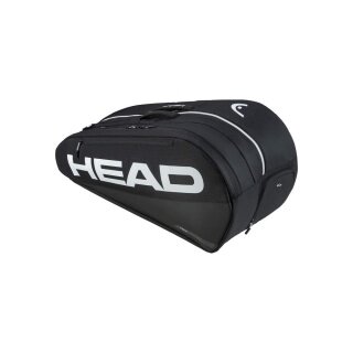 Head Tennis Racket Bag Tour Racquet Bag L (Racket Bag, 2 Main Compartments) 2026 black/white 9-pack