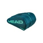 Head Tennis Racket Bag Tour Racquet Bag XL (Racket Bag, 3 Main Compartments) 2026 Teal Green 12-Pack
