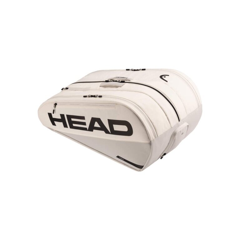 Head Tennis Racket Bag Tour Racquet Bag XL (Racket Bag, 3 Main Compartments) 2026 white/grey 12-pack