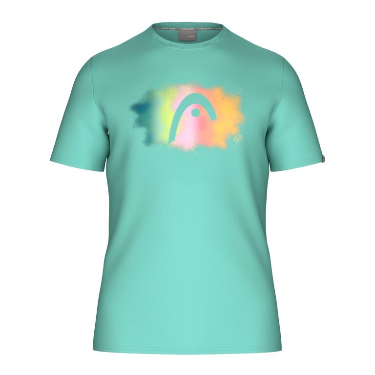 Head Tennis T-shirt Club Carl (mixed fabric, moisture-wicking) 2026 turquoise blue men's