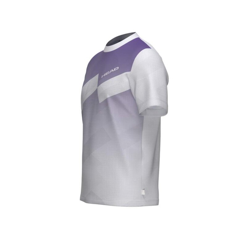 Head Tennis T-shirt Pro (Moisture Transfer Microfiber Technology) purple/white men's