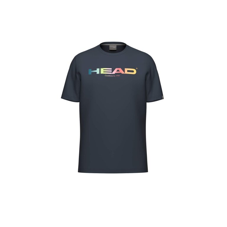 Head Tennis T-shirt Rainbow Junior (mixed fabric) navy blue boys
