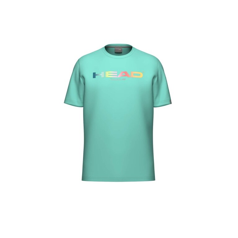 Head Tennis T-shirt Rainbow Junior (mixed fabric) turquoise blue boys