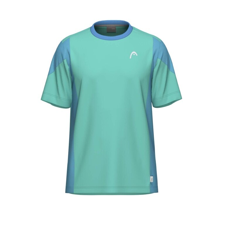 Head Tennis T-shirt Slice (Moisture Transfer Microfiber Technology) 2026 turquoise blue men's