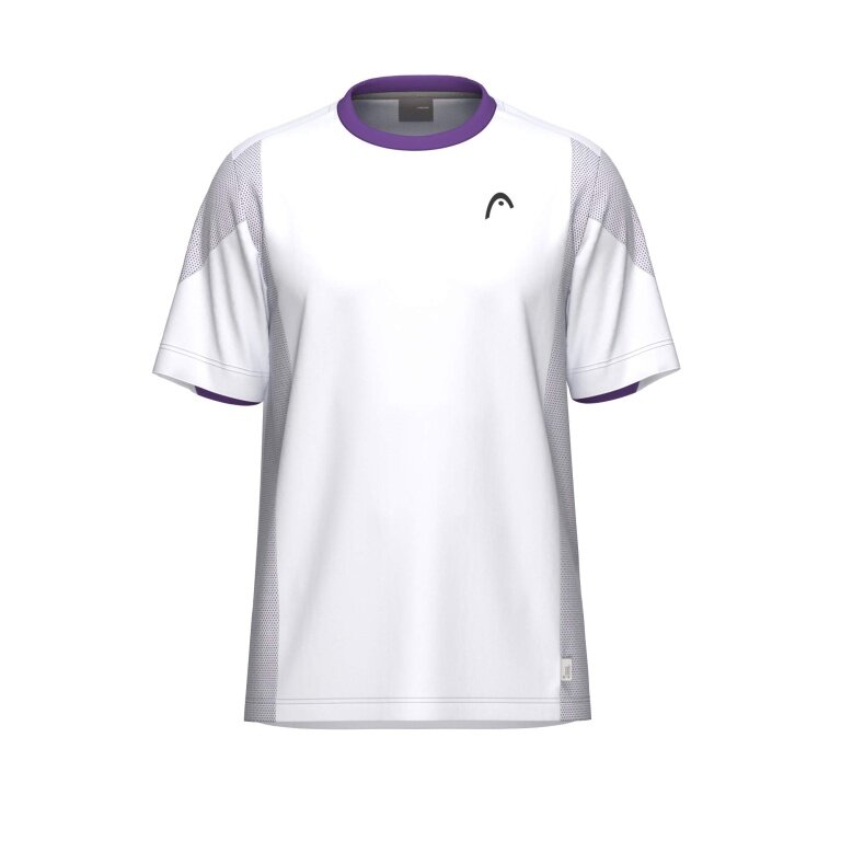 Head Tennis T-shirt Slice (Moisture Transfer Microfiber Technology) 2026 white/purple men's