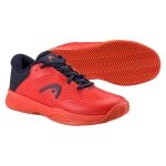 Head Tennis Shoes Revolt Pro 4.5 Clay/Sand Court 2025 Red/Dark Blue Kids