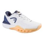 Head Tennis Shoes Revolt Pro 5.0 Clay/Sand Court White/Dark Blue/Orange Ladies