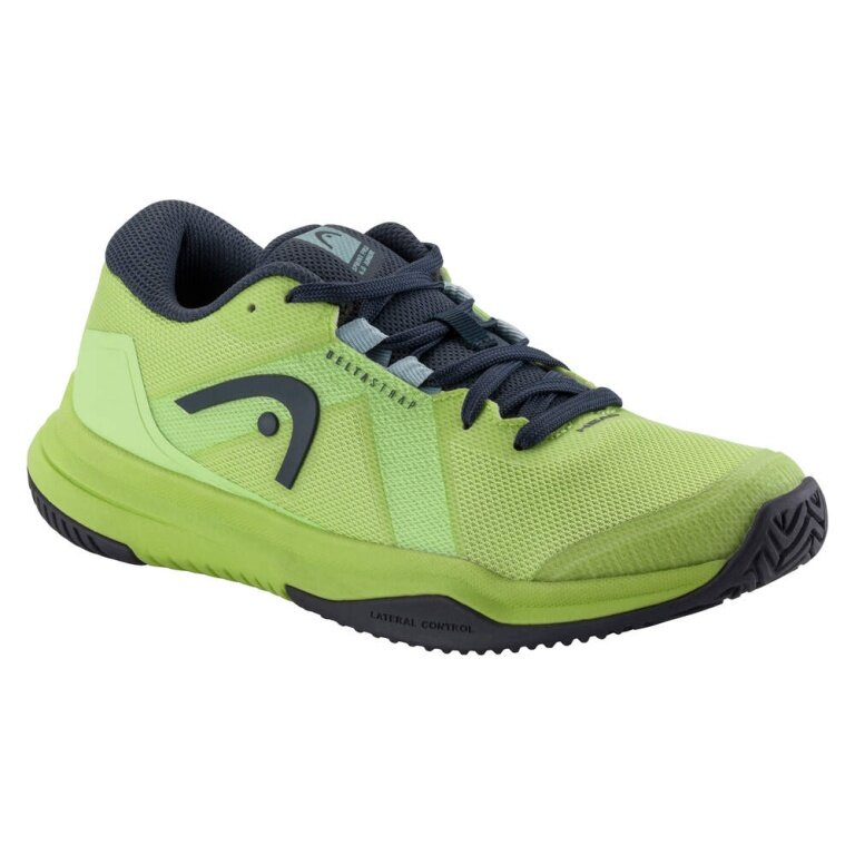Head Tennis Shoes Sprint Pro 4.0 Allcourt 2025 lime/navy blue children