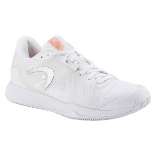 Head Tennis Shoes Sprint Team 4.0 Clay/Sand Court White/Coral Ladies