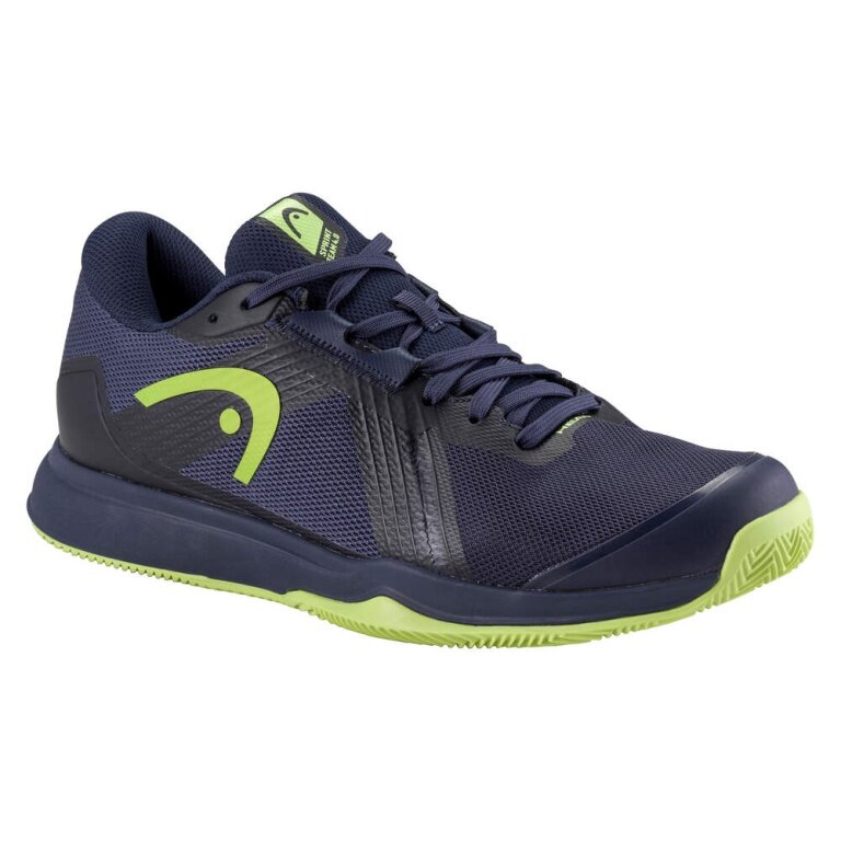 Head Tennis Shoes Sprint Team 4.0 Clay/Sand Court 2025 Navy/Lime Men's