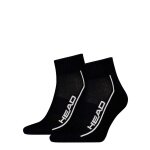 Head Tennis Socks 2P Performance Quarter (Mixed Fabric) black - 2 pairs