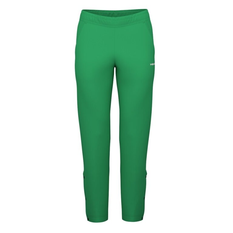 Head Tennis Trousers Breaker Pant 2024 (Moisture Transfer Microfiber Technology) long green Women