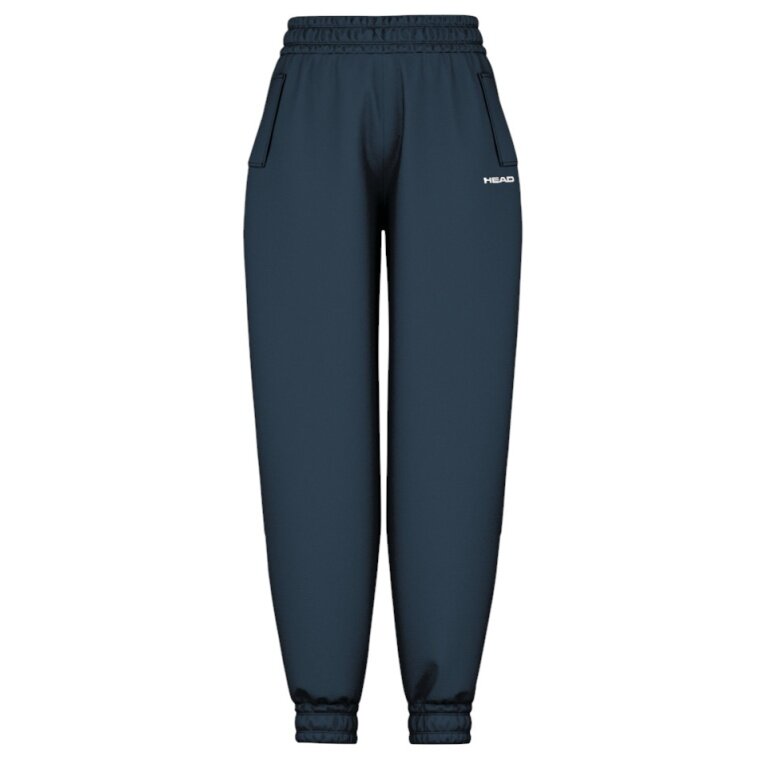 Head Tennis Trousers Breaker Pant (elastic waistband) 2025 long navy blue ladies