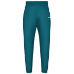 Head Tennis Trousers Breaker Pants (100% Polyester) long teal blue men's