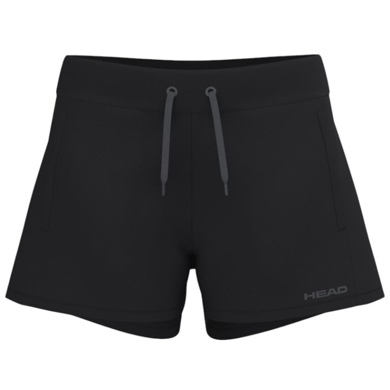 Head Tennis Shorts Club Original (elastic waistband) short black ladies