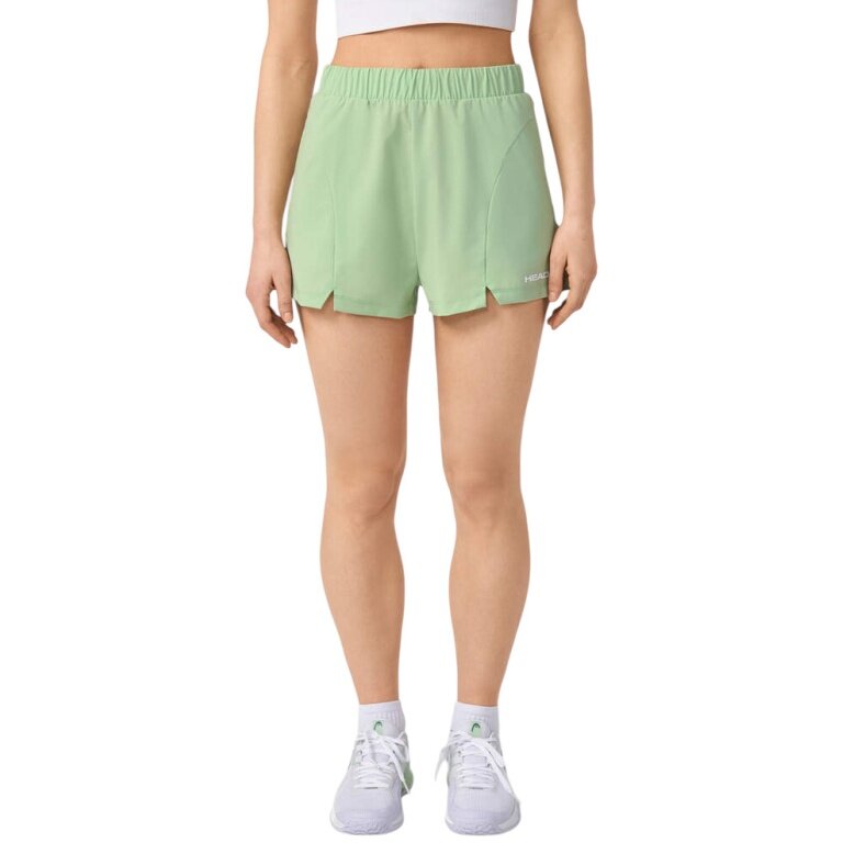 Head Tennis Shorts Dynamic (4-Way Stretch) 2025 short green ladies