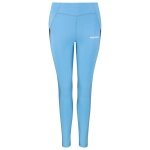 Head Tennis Pants Tech Tight 2023 (with side pockets, elastic material) long electric blue Women