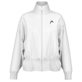 Head Tennis Jacket Breaker Full Zip (100% Polyester, elasticated waistband) white ladies