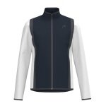 Head Tennis Jacket Club 25 Full Zip (Moisture Transfer Microfiber Technology) 2025 navy blue/white Men's