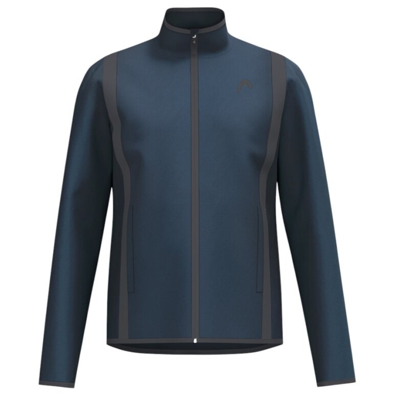 Head Tennis Jacket Club 25 Full Zip (Moisture Transfer Microfiber Technology) 2025 navy blue Men's