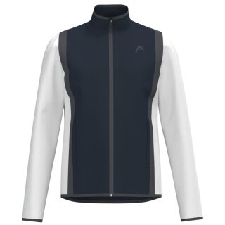 Head Tennis Jacket Club 25 (100% Polyester) 2025 navy blue/white boys