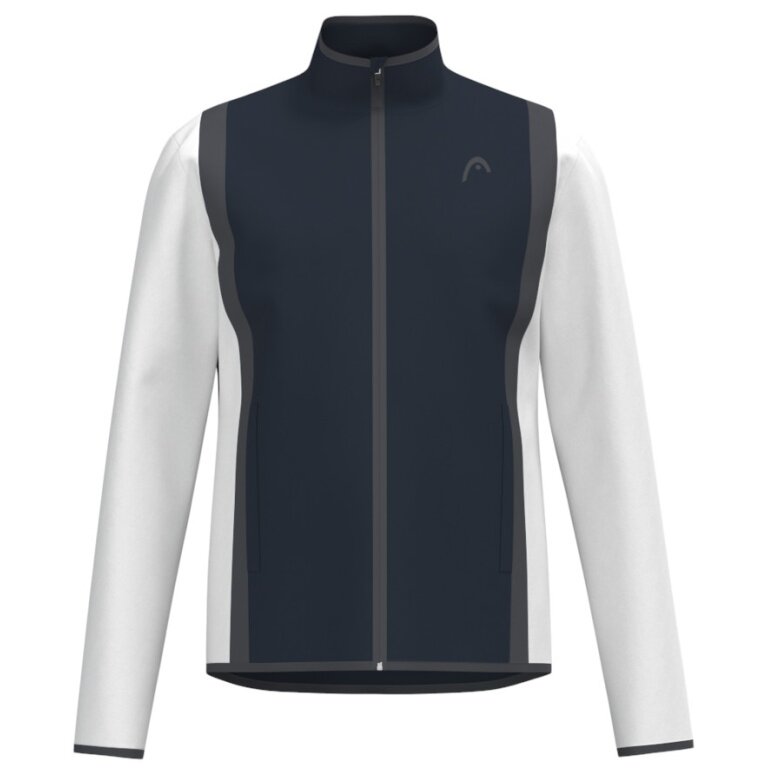 Head Tennis Jacket Club 25 (100% Polyester) 2025 navy blue/white boys