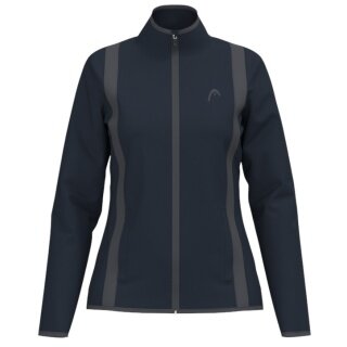 Head Tennis Jacket Club 25 Full Zip (Moisture Transfer Microfiber Technology) 2025 navy blue ladies