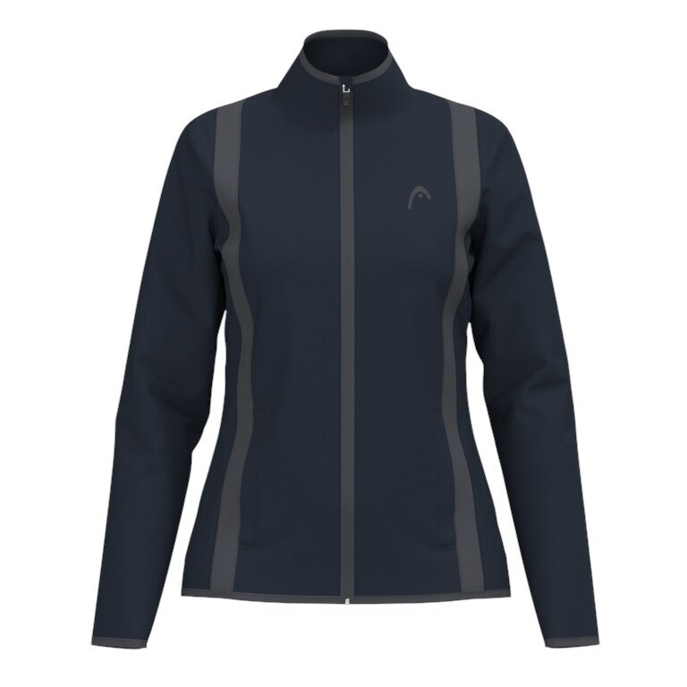 Head Tennis Jacket Club 25 Full Zip (Moisture Transfer Microfiber Technology) 2025 navy blue ladies