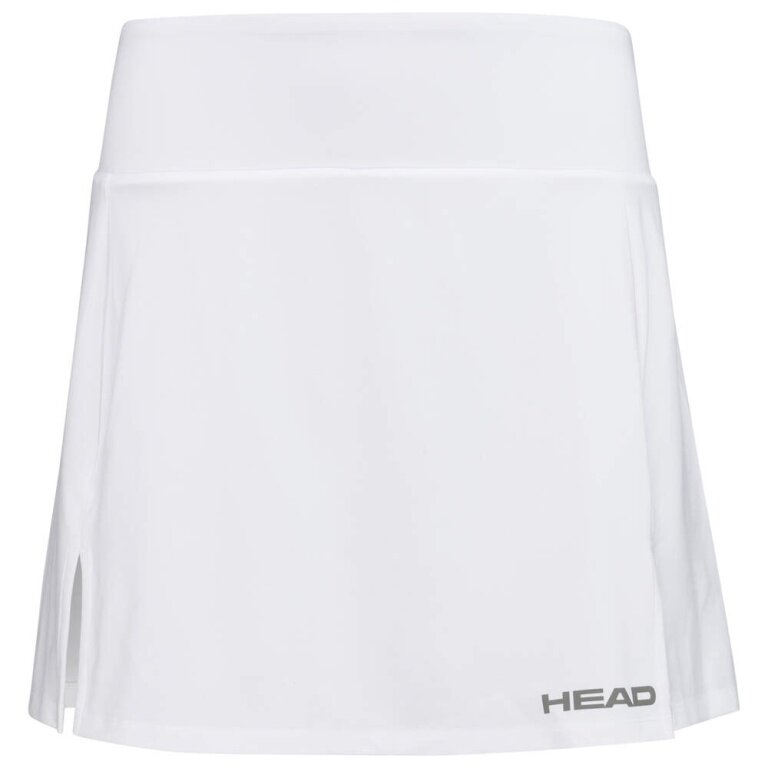 Head Tennis Skirt with Inner Shorts Club Basic 2023 (elastic waistband) white Women