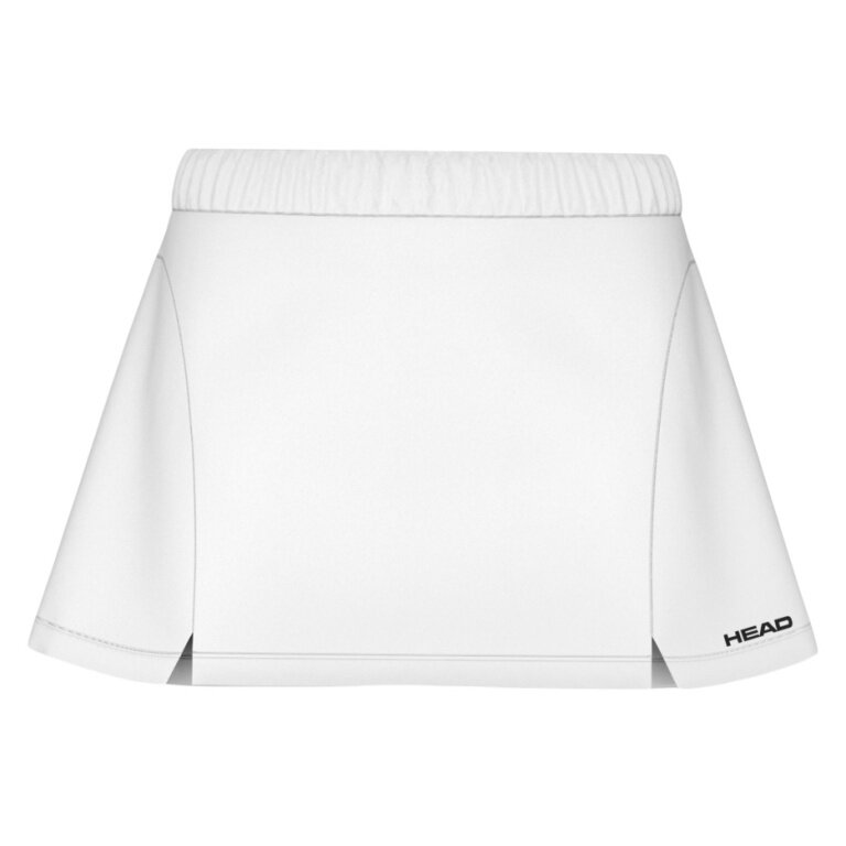 Head Tennis Skirt Dynamic (elastic waistband) 2025 white ladies