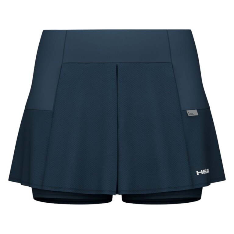 Head Performance Tennis Skort (with integrated inner shorts) navy blue ladies