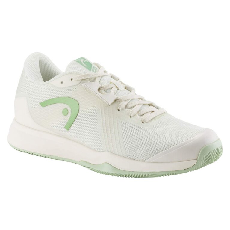 Head Tennis Shoes Sprint Team 4.0 Clay/Sand Court Cream White/Lime Ladies
