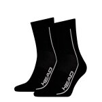 Head Tennis Socks 2P Performance Crew (Mixed Fabric) black - 2 pairs