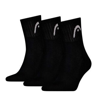 Head Tennis Socks 3P Club Crew (Cotton) black - 3 pairs