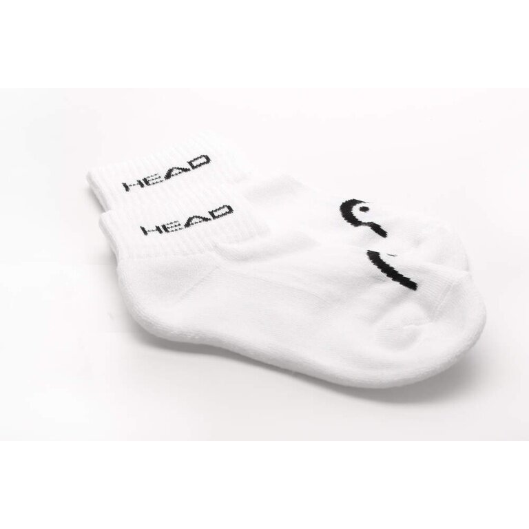 Head tennis socks (cotton) children white - 1 pair