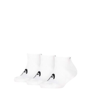 Head Tennis Socks 3P All Sports Sneaker Kids (Mixed Fabric) White - 3 Pairs
