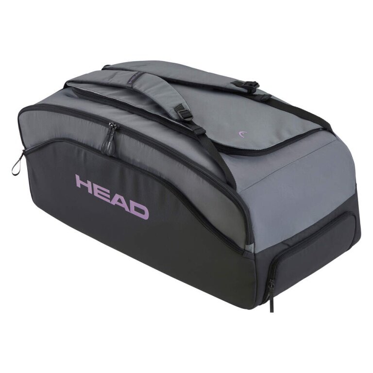 Head Tennis Bag Pro X Duffle Bag L (large main compartment, racket + shoe compartment) 2025 black/dark grey