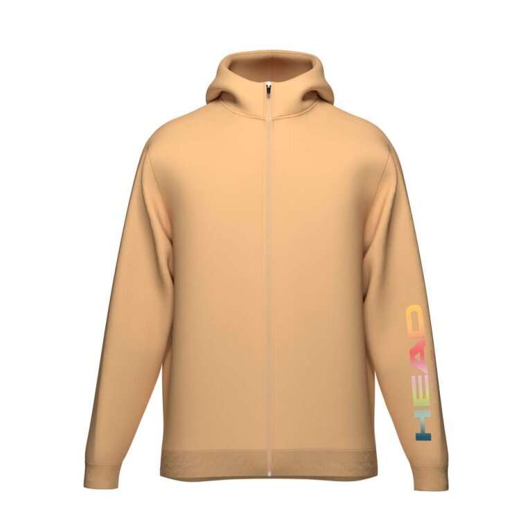 Head Rally Hoodie Full-Zip (Mixed Fabric) orange/yellow Boys