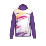 Head Topspin Hoodie (Half-Zip, 100% Polyester) 2026 purple/white Men's