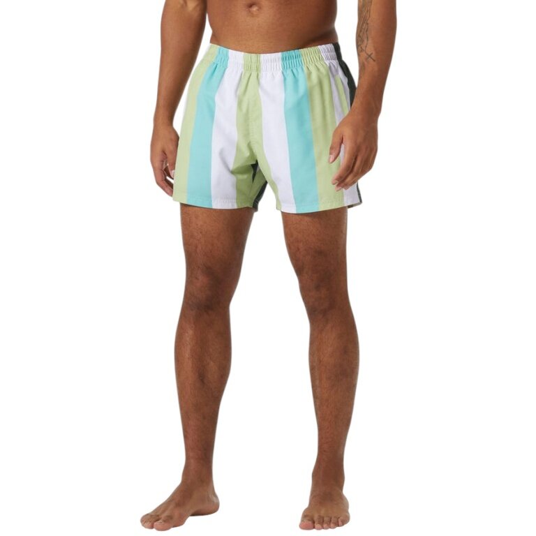 Helly Hansen Newport Swim Trunk - white/green men's swim shorts