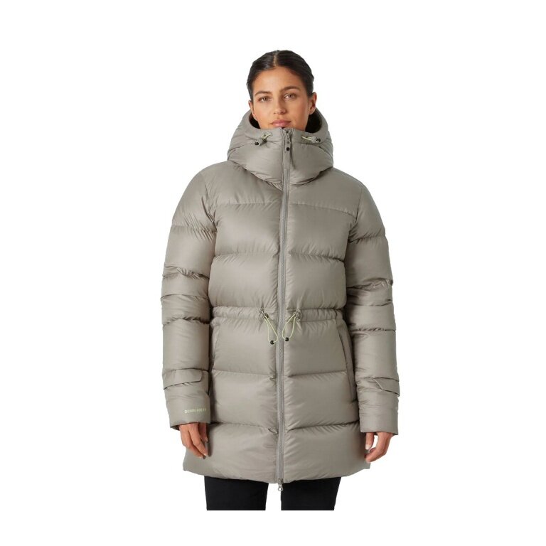 Helly Hansen Winter Down Coat Essence Down Parka (warm, PFC-free) natural/grey ladies