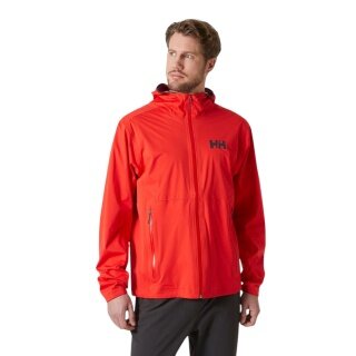 Helly Hansen Momentum Softshell Jacket 3-Layer (wind and water-resistant) red men's