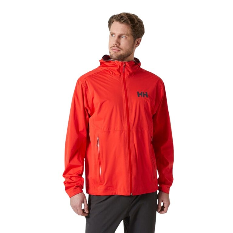 Helly Hansen Momentum Softshell Jacket 3-Layer (wind and water-resistant) red men's