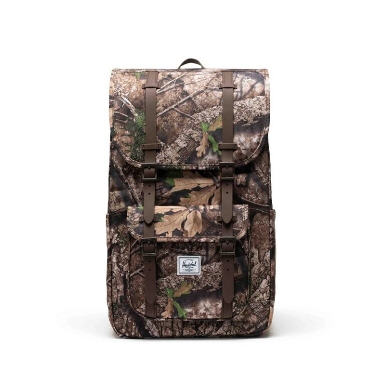 Herschel Everyday Backpack Realtree® Little America™ - camo green/brown 30 litres