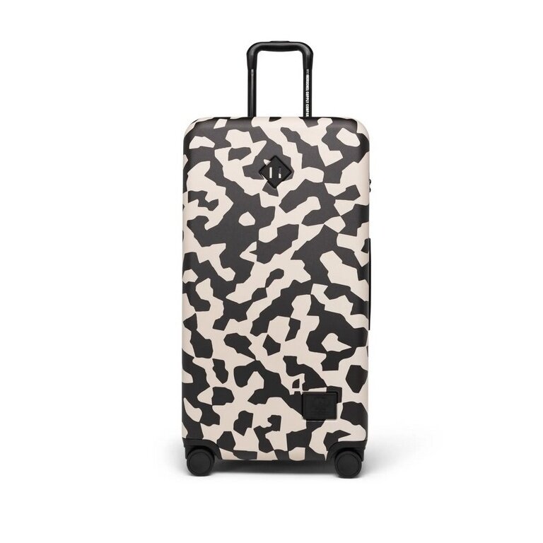 Herschel Travel Heritage Hardshell Large Luggage (95 Litres, with Wheels) - black/white