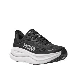 Hoka running shoes Bondi 9 (cushioning) black/white ladies
