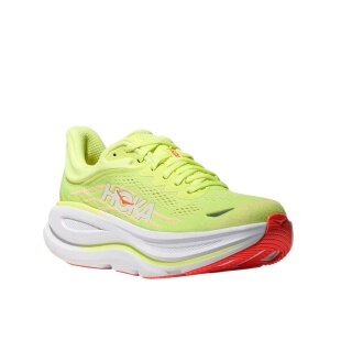 Hoka running shoes Bondi 9 (cushioning) neon yellow ladies