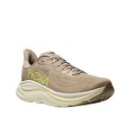 Hoka running shoes Clifton 10 (cushioning) light brown men's